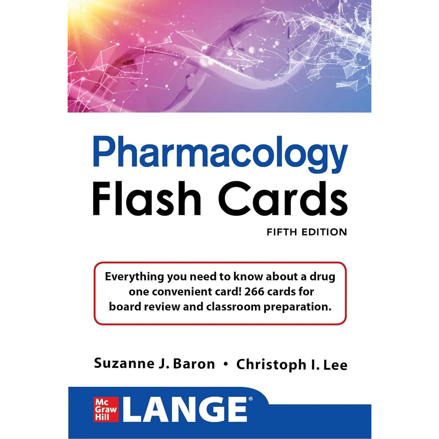 LANGE Pharmacology Flash Cards